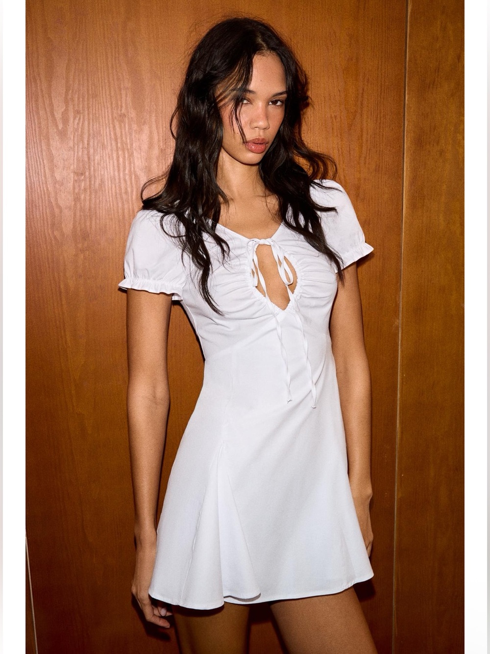 ZARA SHORT POPLIN DRESS